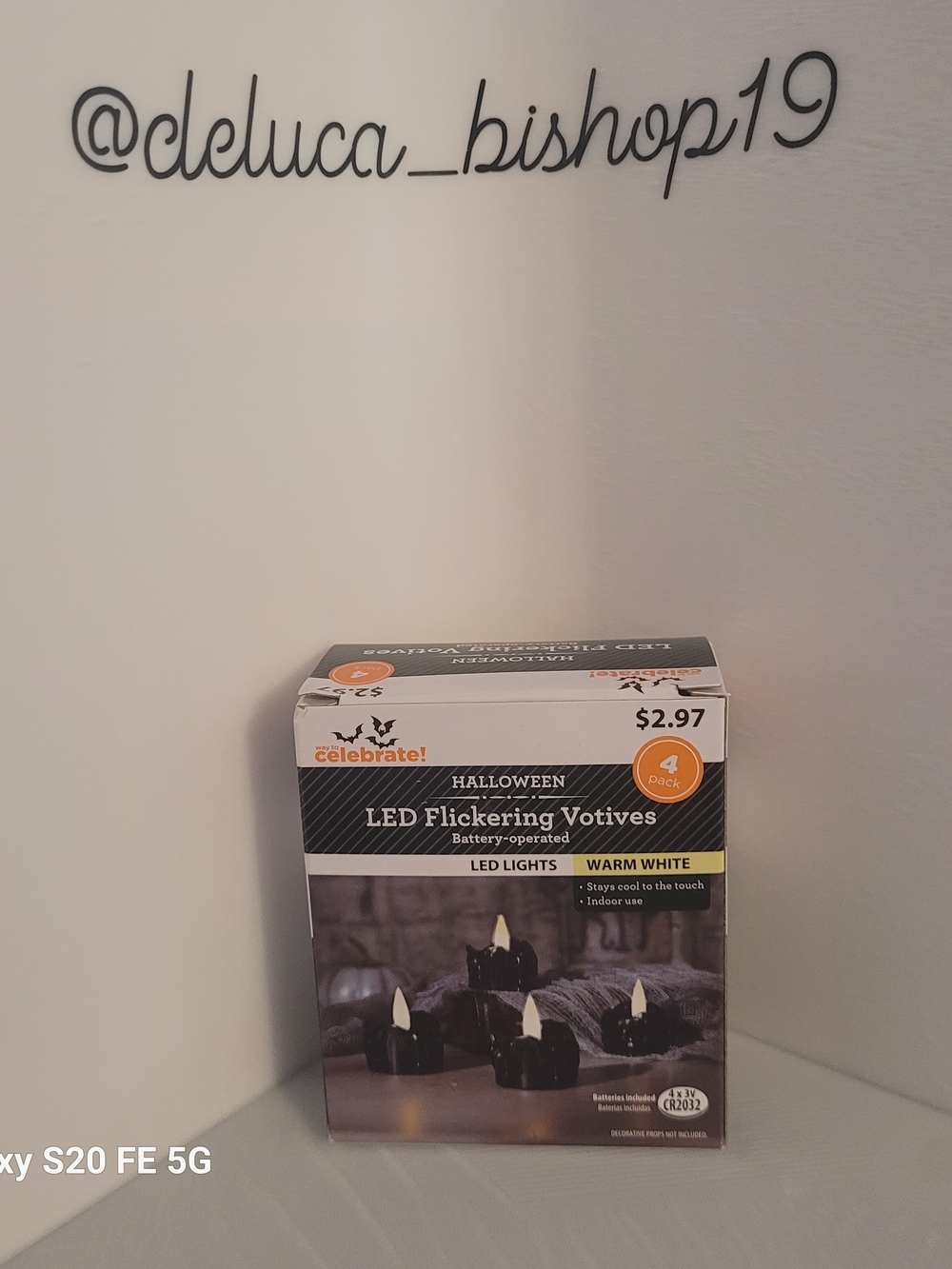 Celebrate! Halloween LED Flickering Votives 4 Pack